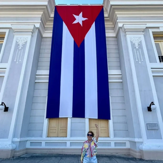 Lúcia Pedreira em Cuba 2 Acervo de Lúcia Pedreira