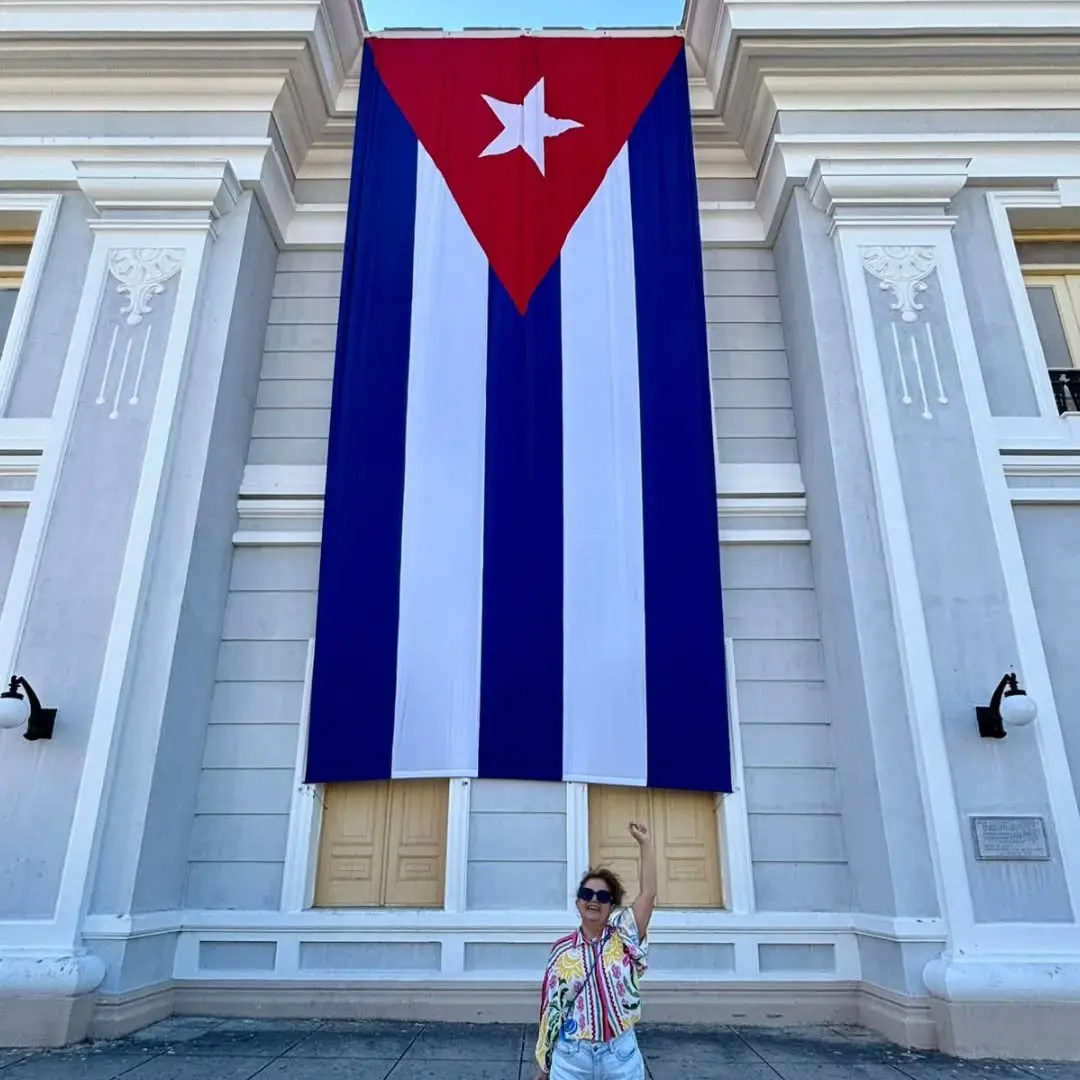 Lúcia Pedreira em Cuba 2 Acervo de Lúcia Pedreira