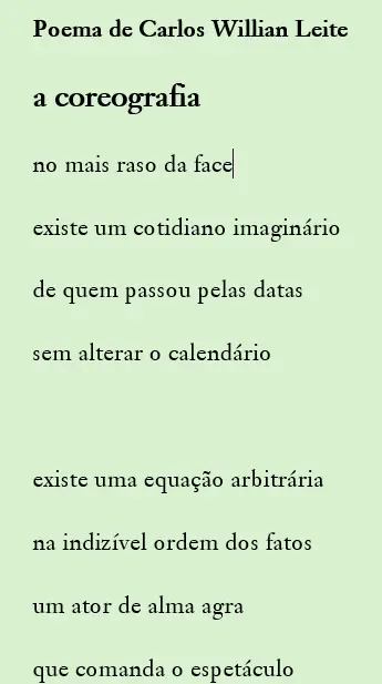 Poema de Carlos Willian Leite 2