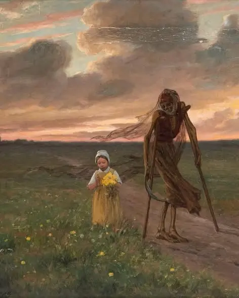 Frans van Kuyck pintura a morte e a menina 2