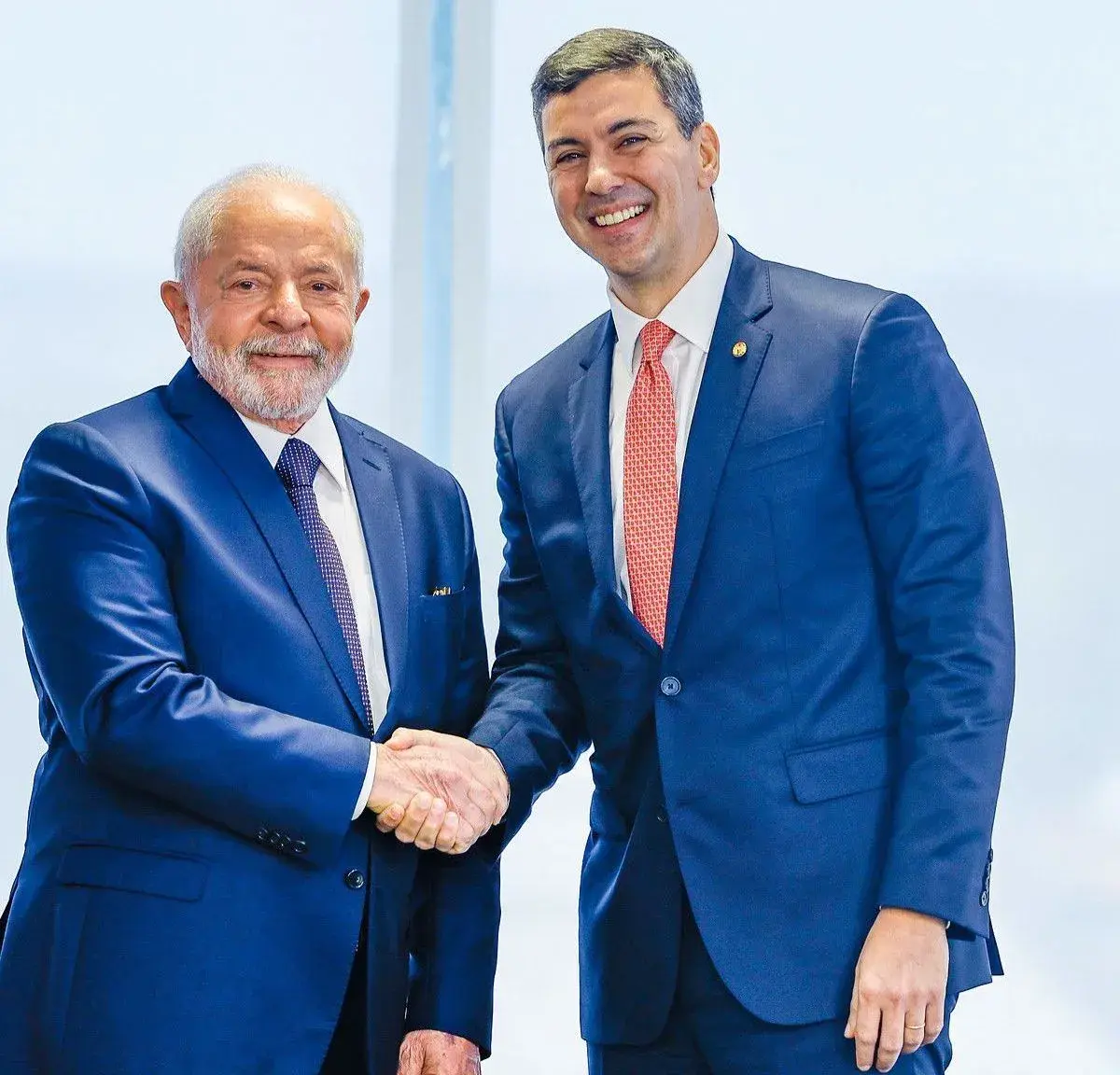 Santiago Peña e Lula da Silva