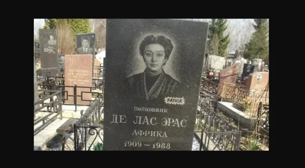 Africa de las Heras enterrada em Moscou com seu nome e o codinome Pátria