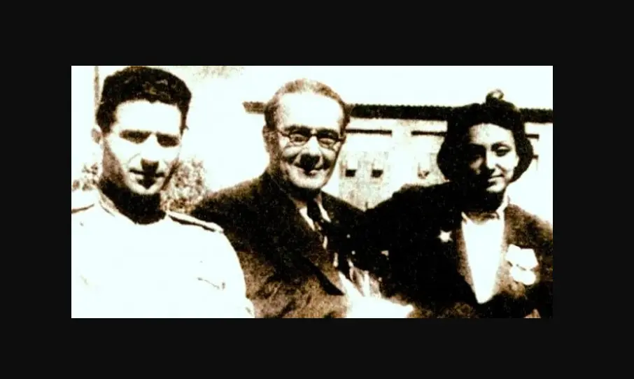 Rafael Vidiella e José Gros e África de las Heras na URSS 2
