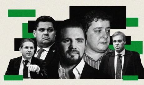 Hugo Motta e Davi Alcolumbre e Daniel Vorcaro e Lulinha e André Mendonça 1