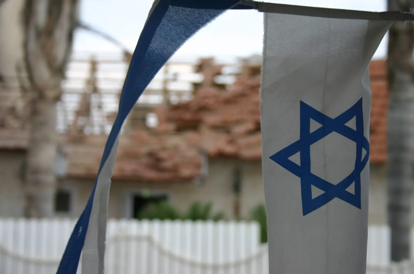 Sderot cidade vizinha de Gaza depois de um bombardeio do Hamas em 2008