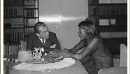 Juscelino e um indígena Foto Arquivo Nacional 867