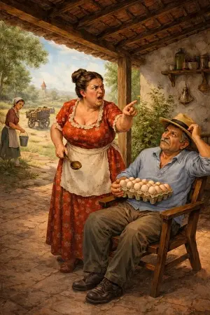 Mulher briga com marido foto feita por IA 450