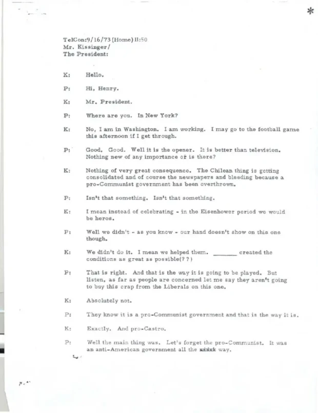 kissinger documento