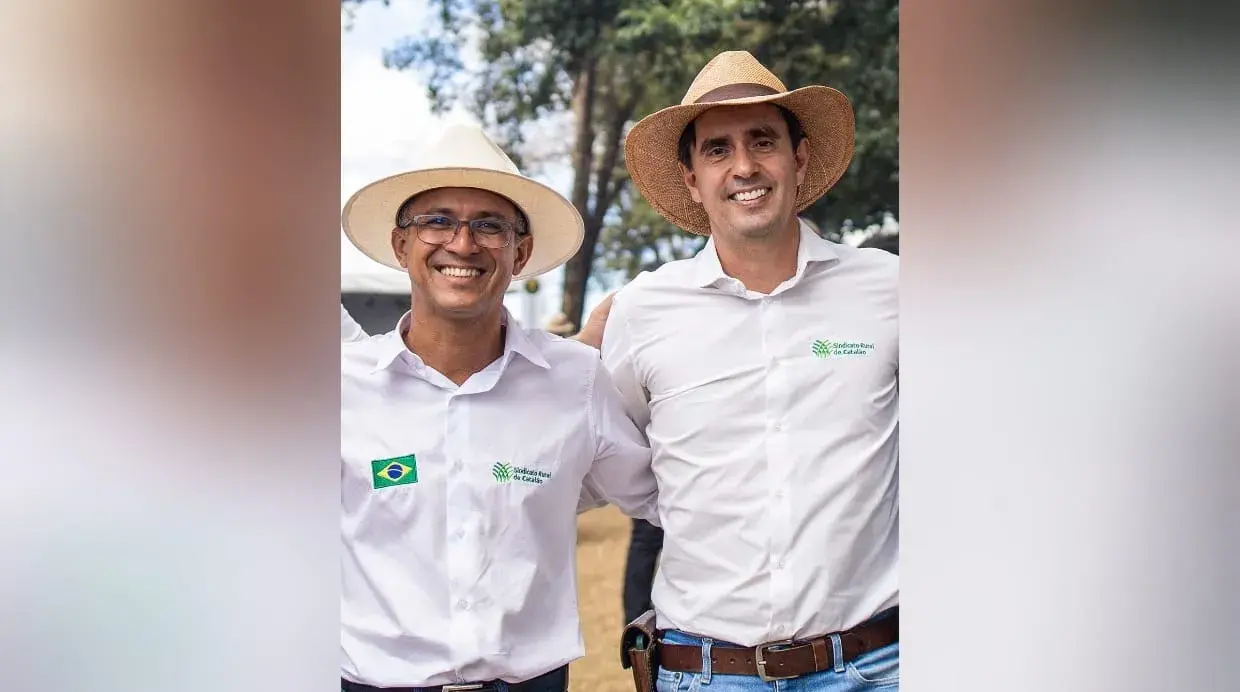 Ricardo Pires e Renato Ribeiro foto Divulgação do Sindicato Rural de Catalão