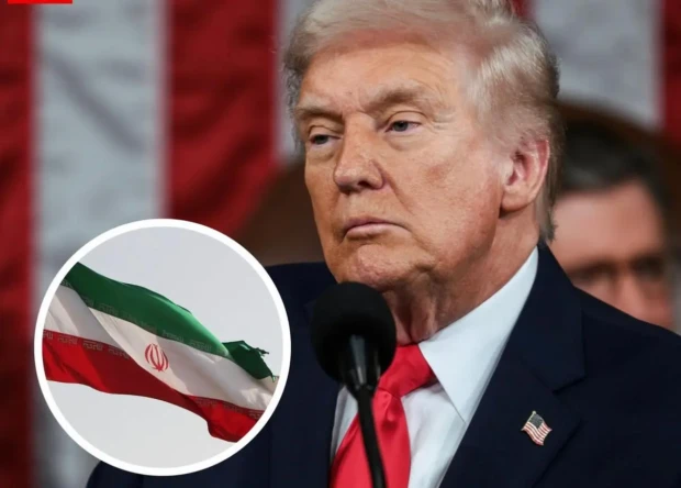 Donald Trump e a bandeira 2