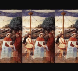 Agostinho e Santa Mônica desembarcam em Óstia