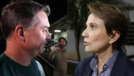 Flávio Bolsonaro e Tereza Cristina Foto Divulgação