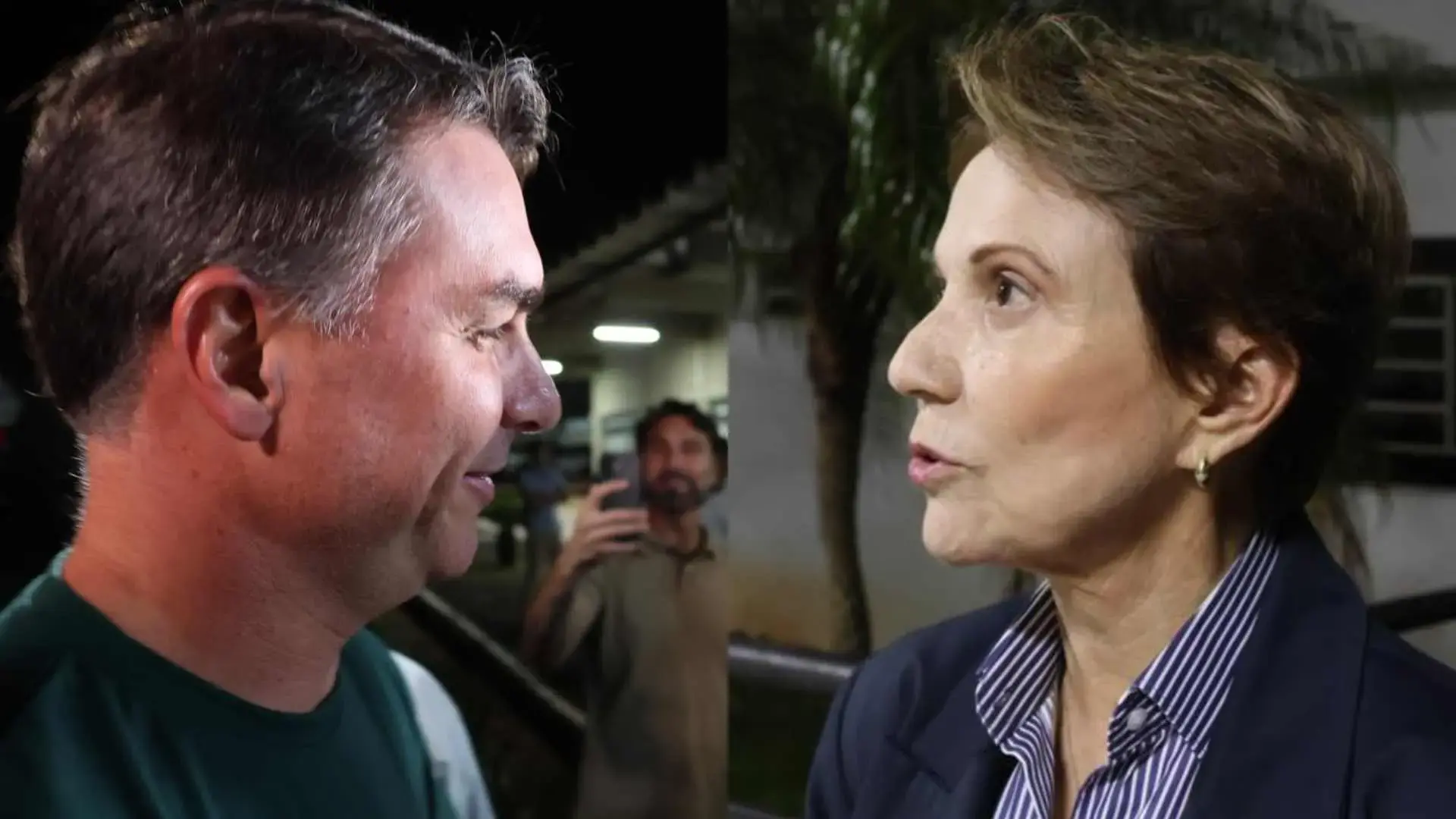 Flávio Bolsonaro e Tereza Cristina Foto Divulgação
