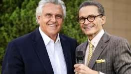 Ronaldo Caiado e o bispo Samuel Ferreira da Assembleia de Deus