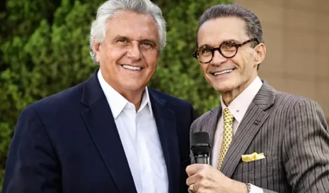 Ronaldo Caiado e o bispo Samuel Ferreira da Assembleia de Deus