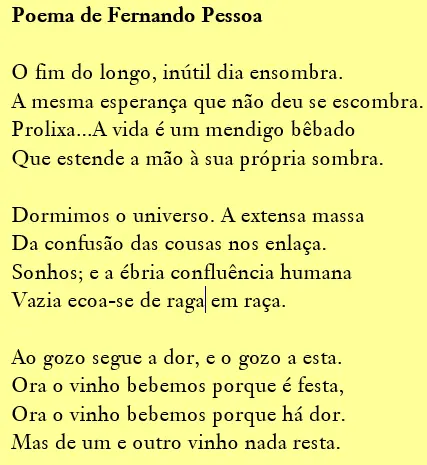 Fernando Pessoa poema 2