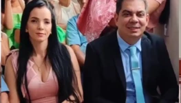 Victor Ferreira Parente prefeito de Santa Fé de Goiás e a primeira-damaok67