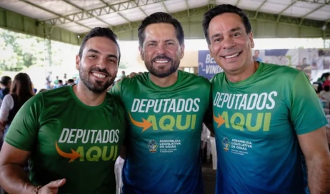 Rafael do Bruno Peixoto e Bruno Peixoto e Wellington Peixoto Foto Divulgação do União Brasil