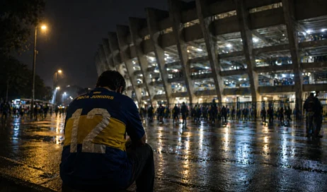 torcedor do boca triste