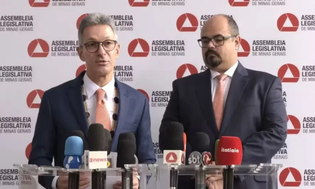 Romeu Zema e Mateus Simões foto de Daniel Protzer ALMG