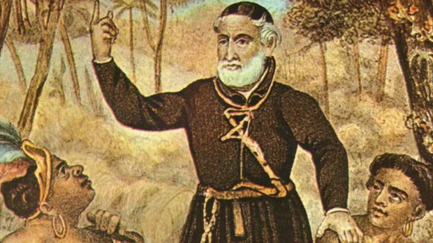 Padre Antônio Vieira com indígenas 333