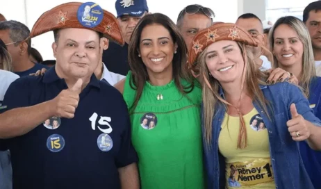 Ibaneis Rocha e Flávia Peres e Celina Leão