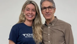 Nayara Barcelos e Romeu Zema foto Facebook 1300 por 867