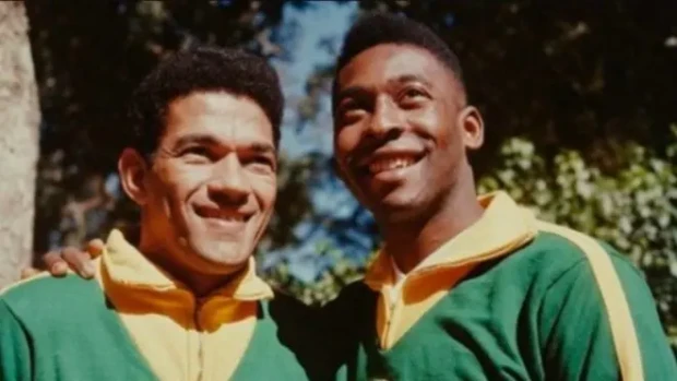 Garrincha e Pelé foto 56