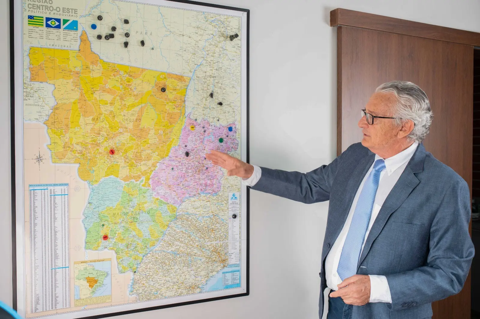 O presidente do Sindicato da Indústria da Mineração do Estado de Goiás e Distrito Federal (Minde), Luiz Antônio Vessani | Foto: Cristiano Borges