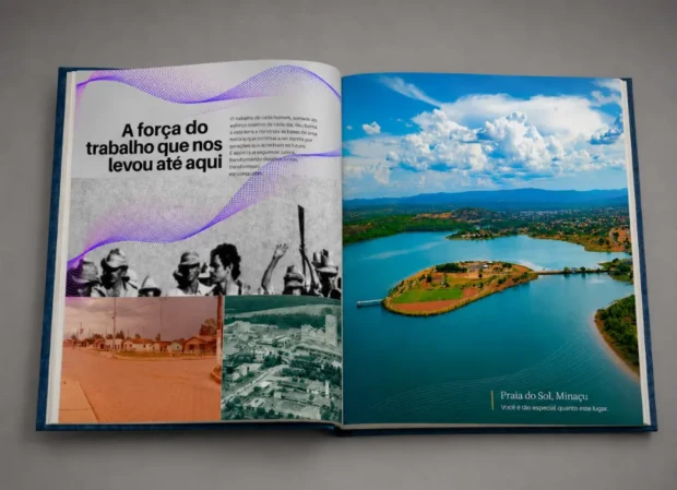Capa de livro sobre Minaçu 3