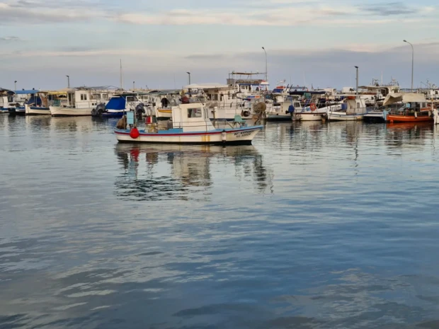 Porto de pescadores da ilha no Mar Mediterrâneo Foto Marcio Fernandes 2026