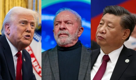 Donald Trump e Lula da Silva e Xi Jinping 2