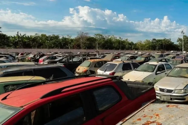Veículos para leilão no Tocantins Foto de Félix Caneiro e governo do Tocantins