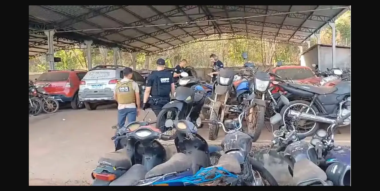 Veículos apreendidos no Tocantins