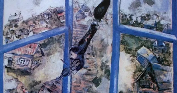 O violonista celestre de Marc Chagall