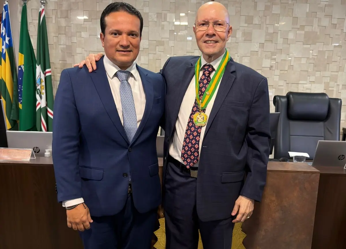 Os advogados Sandro Bernardes e Demóstenes Torre foto Divulgação 1200