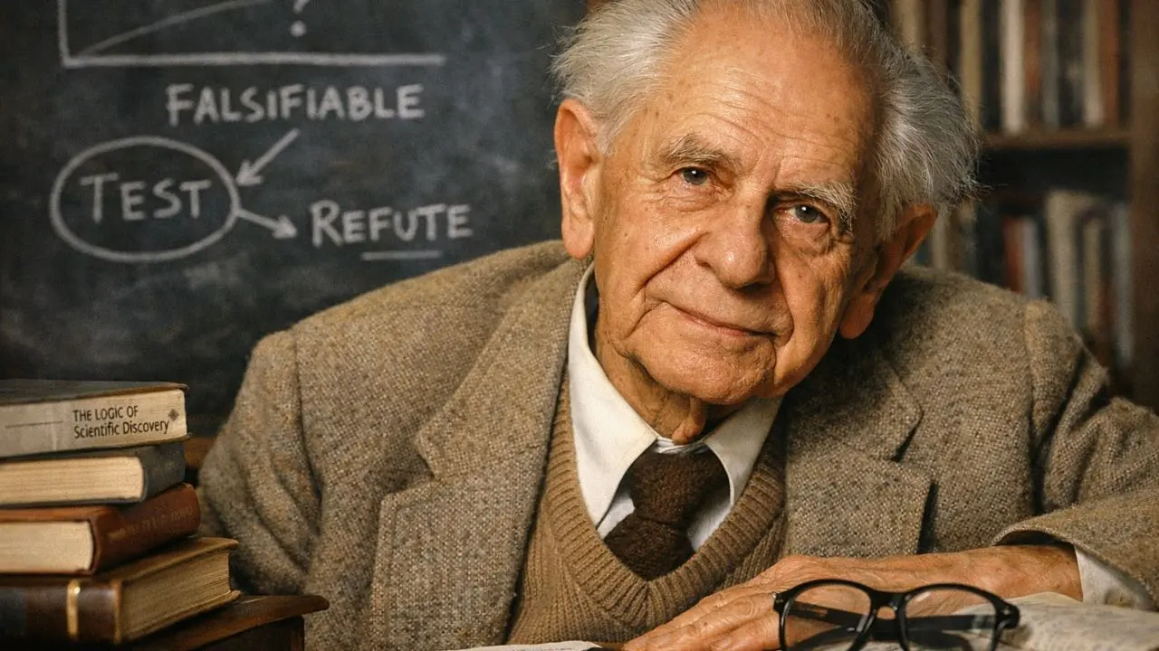 Karl Popper filosofo reprodução 1