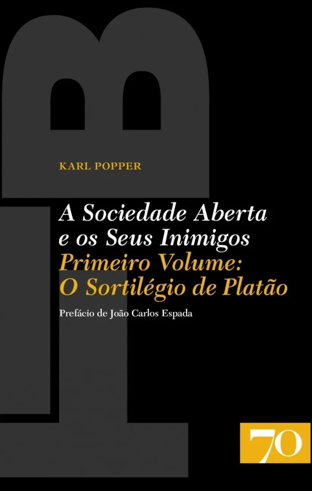 Karl Popper capa de A Sociedade Aberta 1