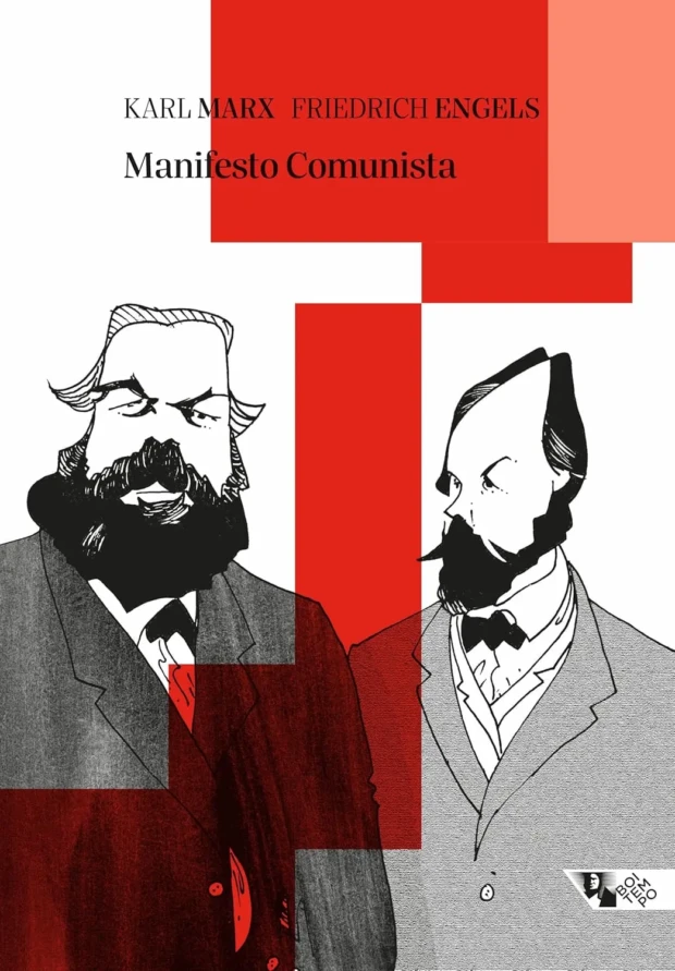 Karl Marx capa do Manifesto Comunista