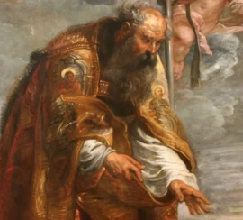 Santo Agostinho e o Mistério da Santíssima Trindade pintura de Peter Paul Rubens de 1638 de 1300 por 867