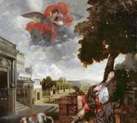 Santo Agostinho conversão pintura de Gerard de Lairesse