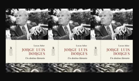 Borges capa tripla de livro de Lucas Adur