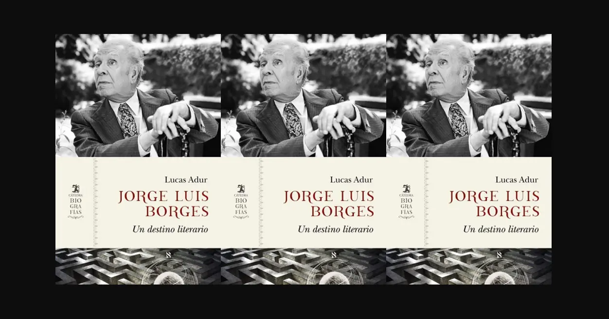 Borges capa tripla de livro de Lucas Adur