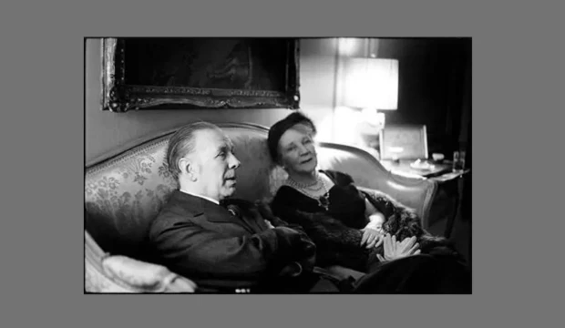 Leonor Acevedo e Jorge Luis Borges Foto Reprodução