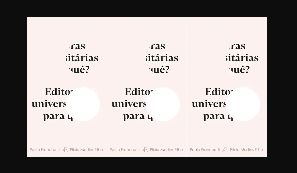 Plinio Martins Filho e Paulo Franchetti capa de livro opk2