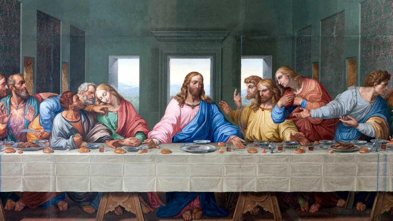Santa Ceia de Leonardo da Vinci 1