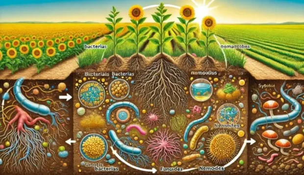 O solo como organismo vivo é composto por uma biota composta por fungos Foto Nilton Gomes Jaime