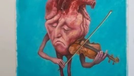 Coração tocanndo violino 867