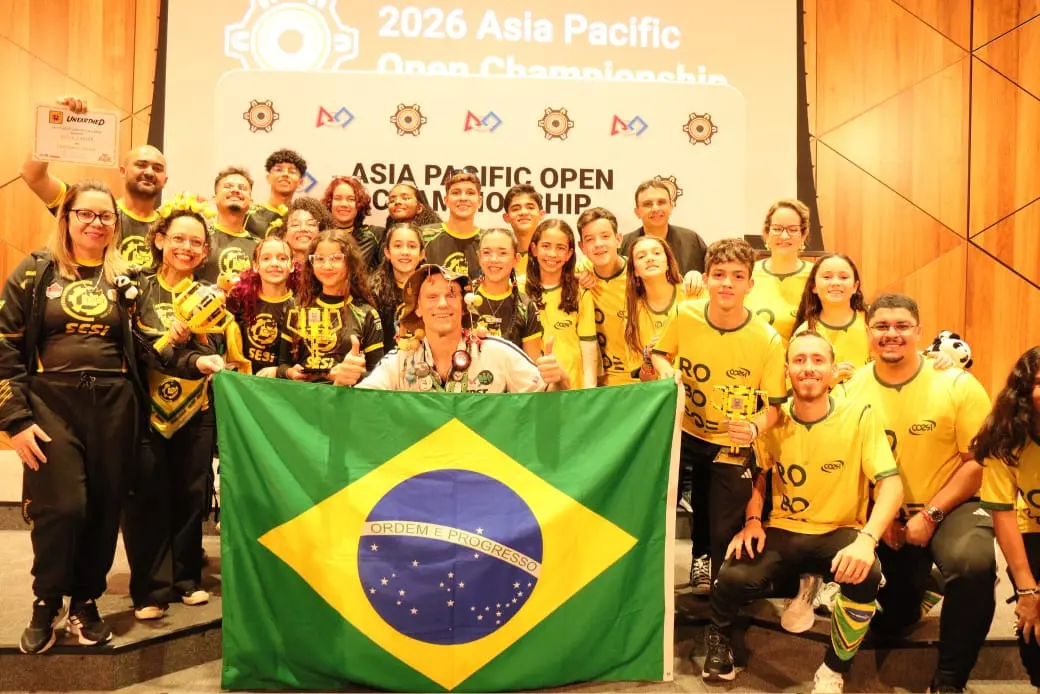 Equipe do Sesi Goiás vence torneio internacional de robótica na Austrália