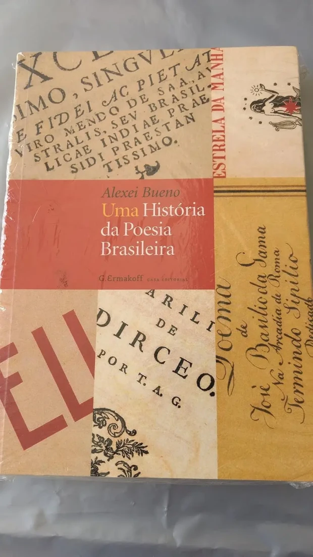 Alexei Bueno capa de Uma história da poesia brasileira